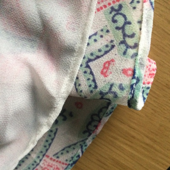 Cabi Mosaic Sleeveless Lined Layered top Spring Blouse Medium Fast US Ship - Picture 8 of 12